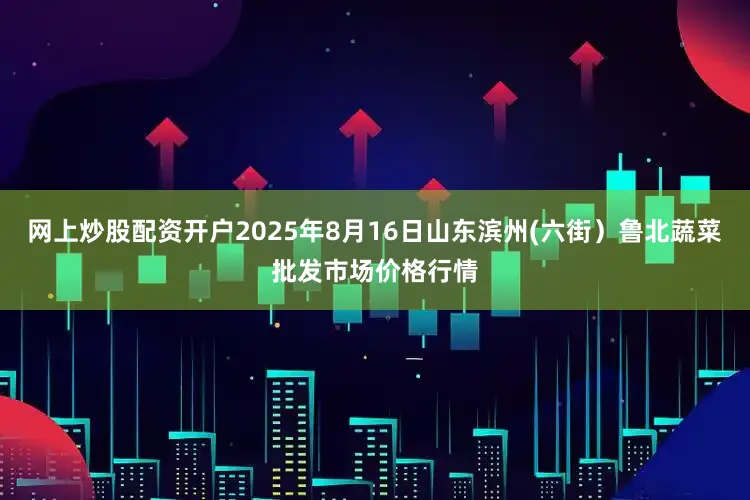 网上炒股配资开户2025年8月16日山东滨州(六街）鲁北蔬菜批发市场价格行情