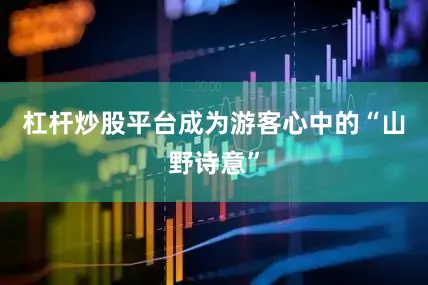 杠杆炒股平台成为游客心中的“山野诗意”