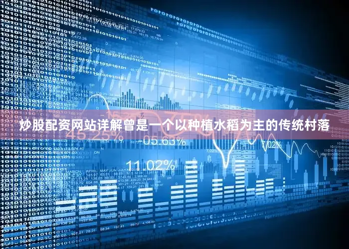 炒股配资网站详解曾是一个以种植水稻为主的传统村落